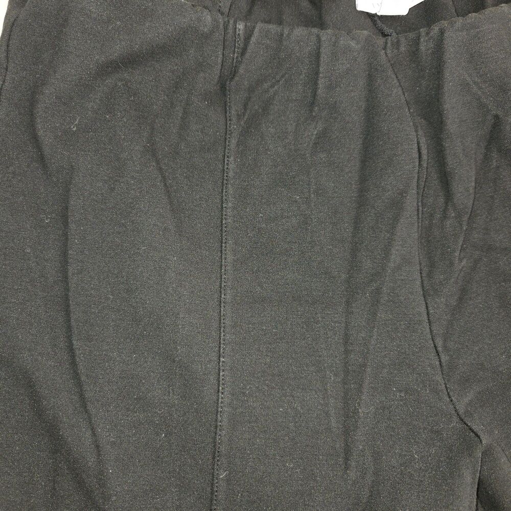 J Jill XL Solid Black Ponte Leggings Pull On Stretch Elastic Waist Extra Large - Picture 4 of 4